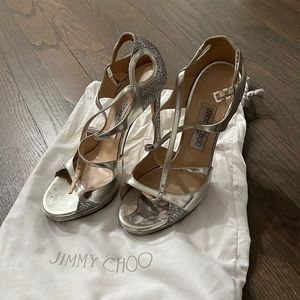 Jimmy Choo strappy heel